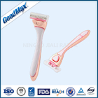 Body Hair Women'S Disposable Razors With Good Hardness ISO Certificate